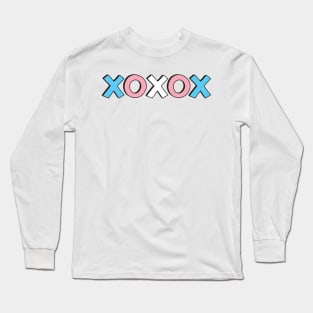 Hugs and Kisses - T4T Valentines - Pride XOXO Long Sleeve T-Shirt